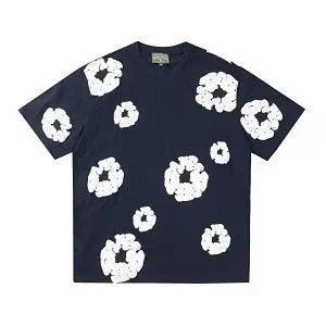 Denim Tears Short Suit Dark Blue and White