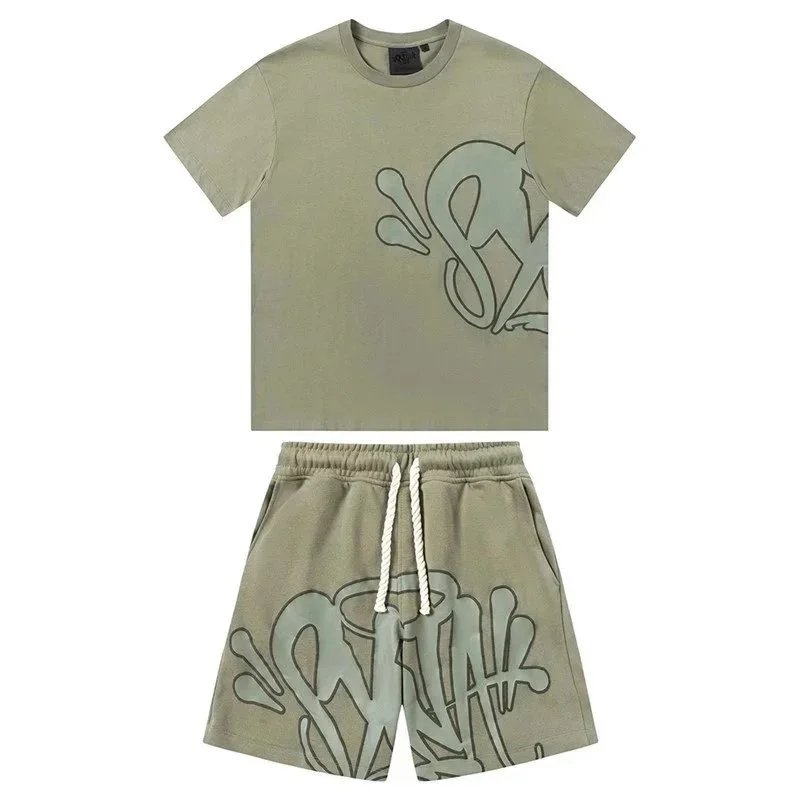 Graffiti Short Set Green