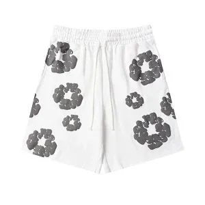 Denim Tears Short Suit White and Black
