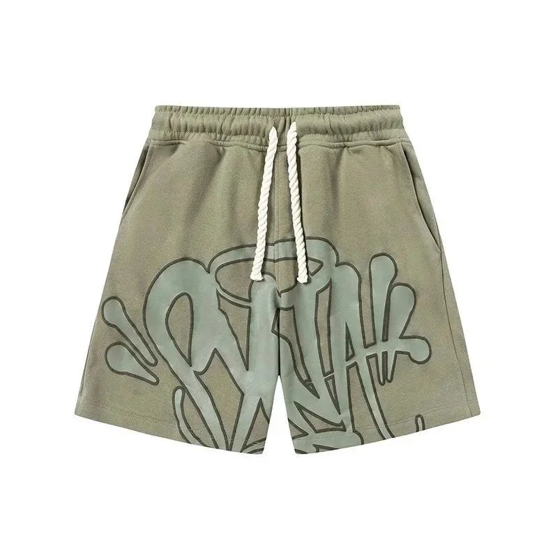 Graffiti Short Set Green