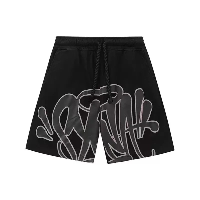 Graffiti Short Set Black