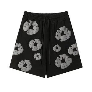 Denim Tears Short Suit Black and Grey